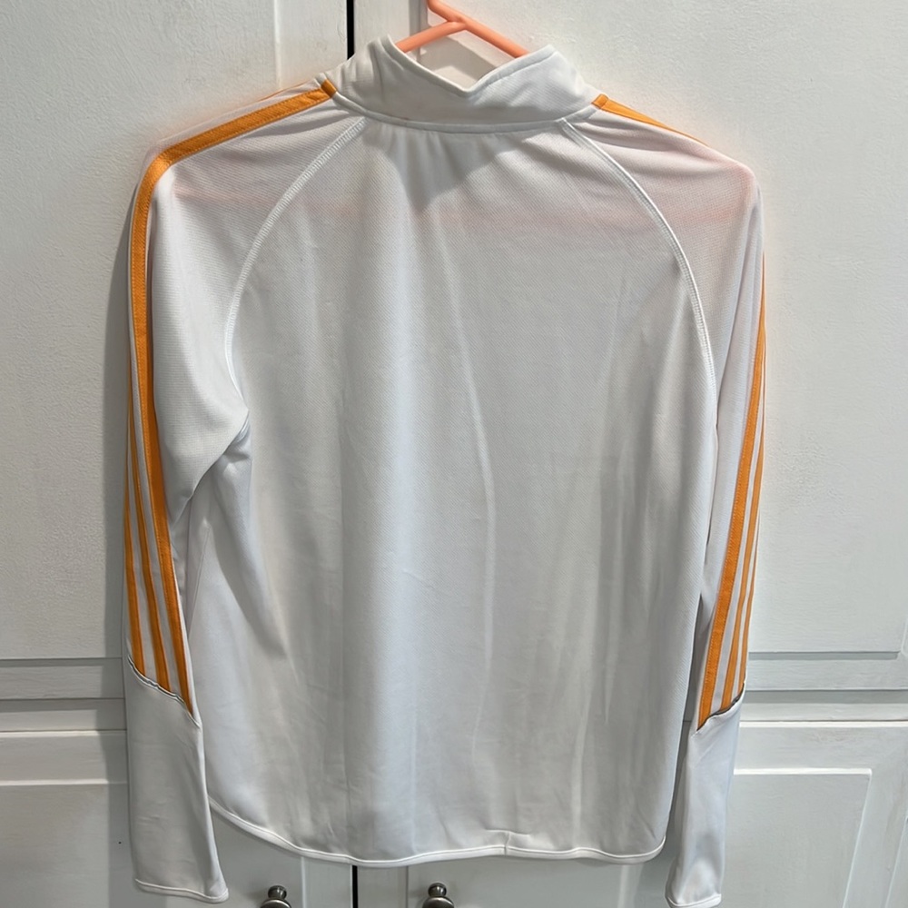 Adidas White zip Top - Picture 3 of 5